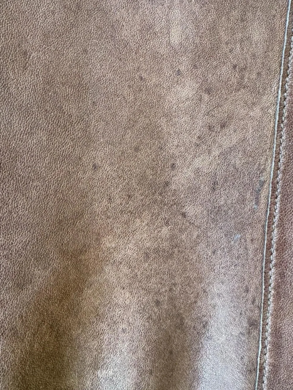 ALLSAINTS Brown Leather Bomber Jacket- Medium - Picture 5 of 5